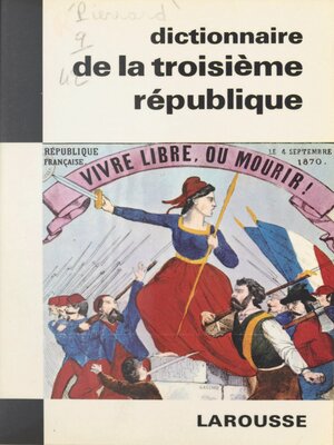 cover image of Dictionnaire de la IIIe République